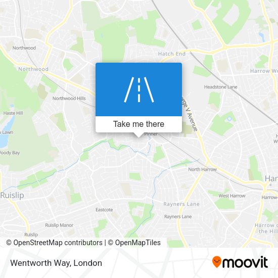 Wentworth Way map