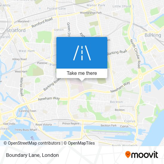 Boundary Lane map