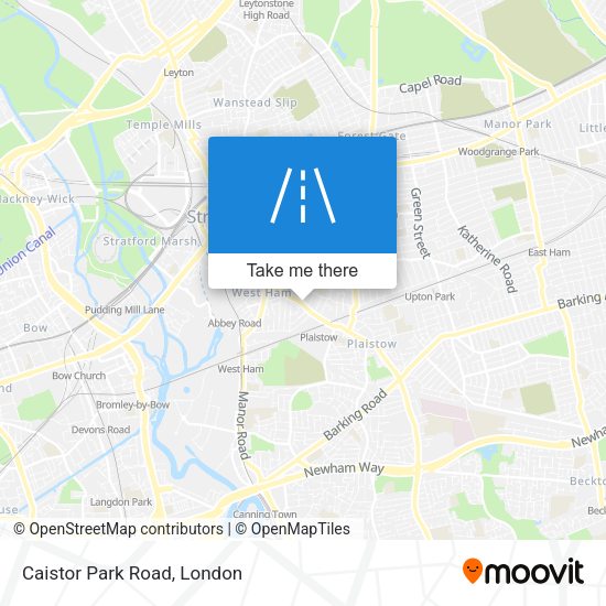 Caistor Park Road map
