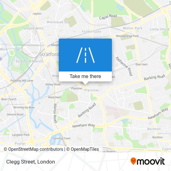 Clegg Street map