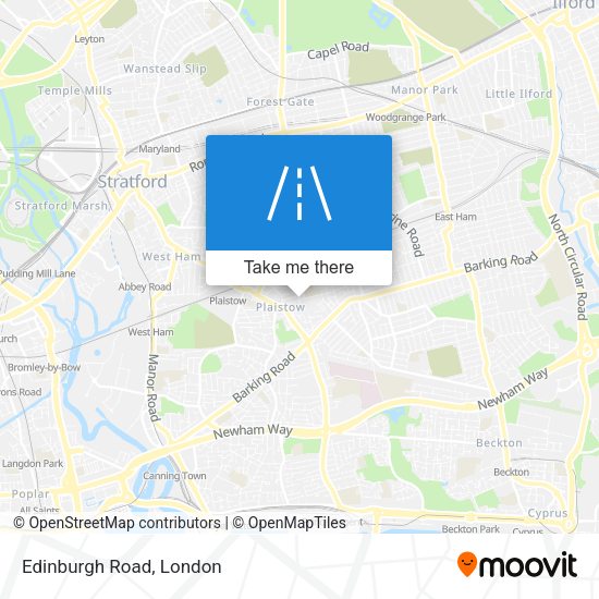 Edinburgh Road map
