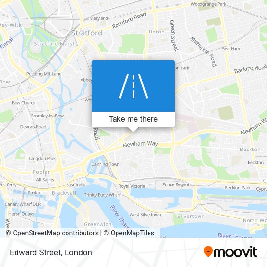Edward Street map