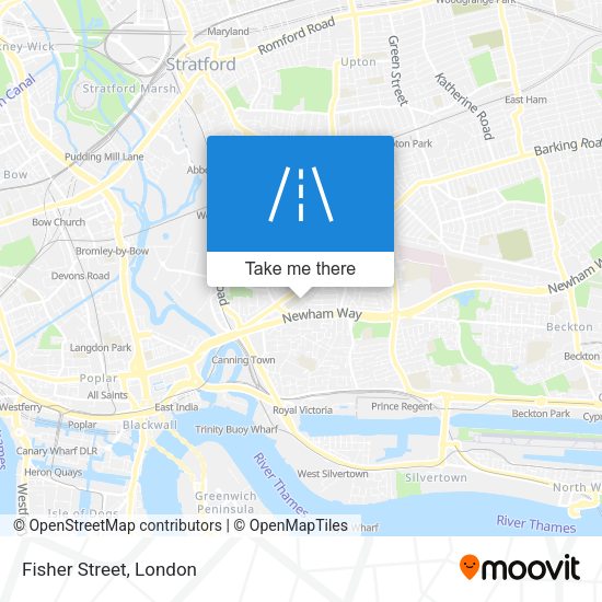 Fisher Street map