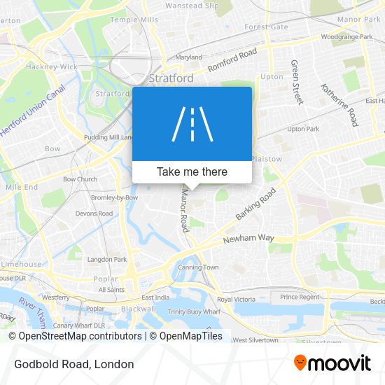 Godbold Road map
