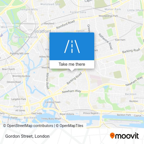 Gordon Street map