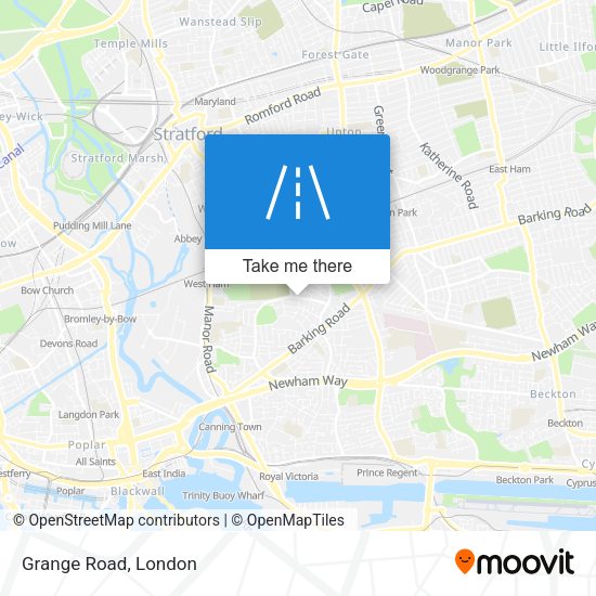 Grange Road map