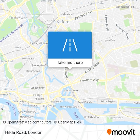 Hilda Road map