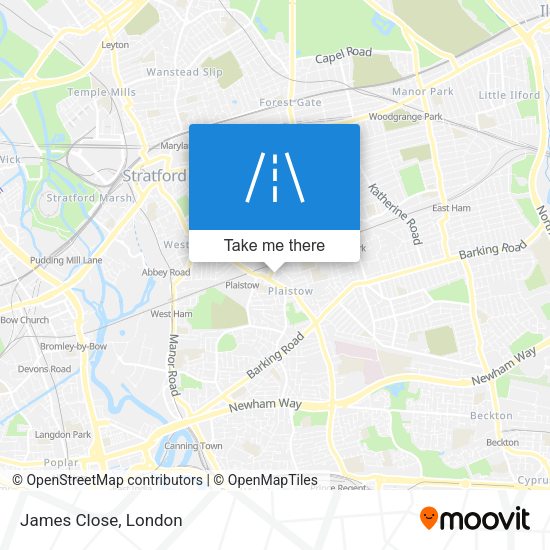 James Close map