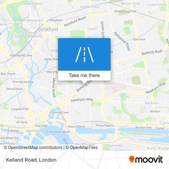 Kelland Road map