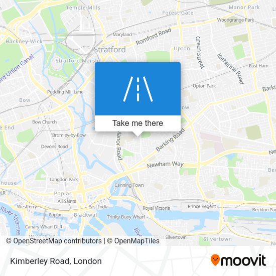 Kimberley Road map
