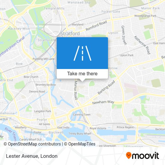 Lester Avenue map