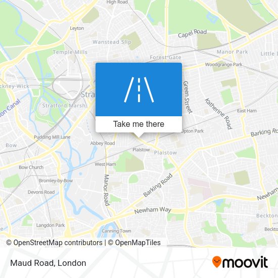 Maud Road map