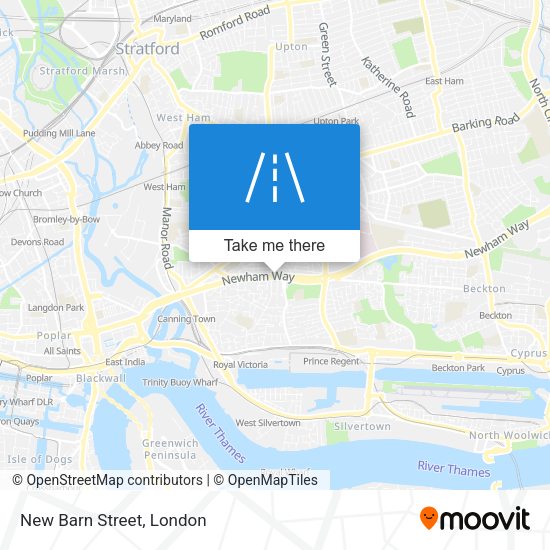 New Barn Street map
