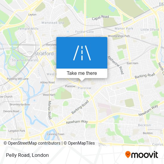 Pelly Road map