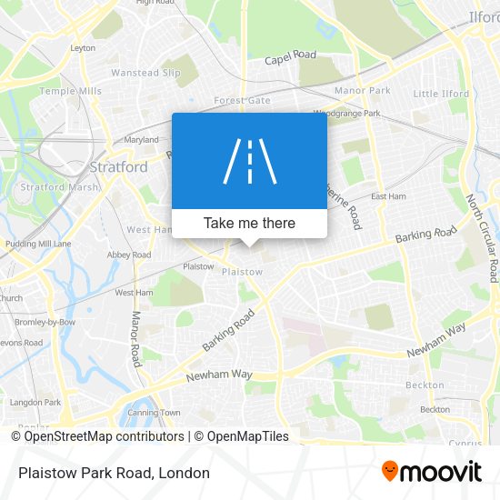 Plaistow Park Road map