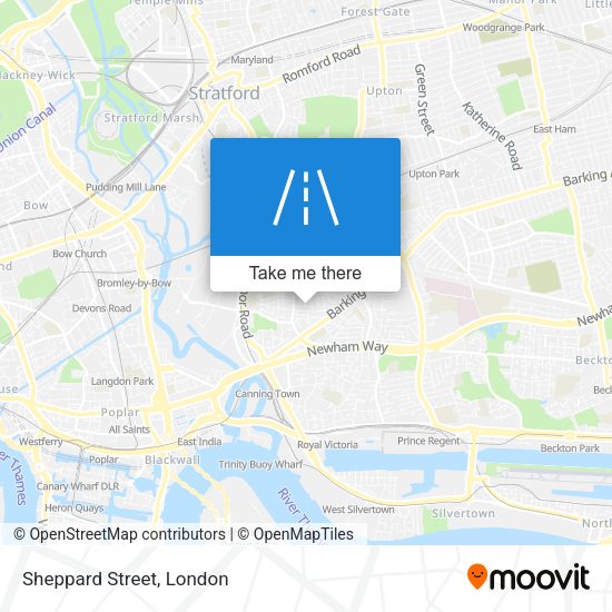 Sheppard Street map