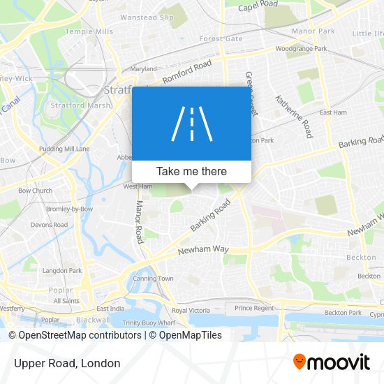 Upper Road map