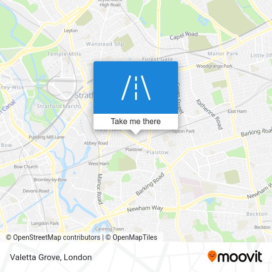 Valetta Grove map