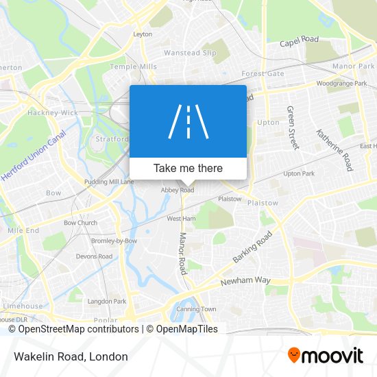 Wakelin Road map