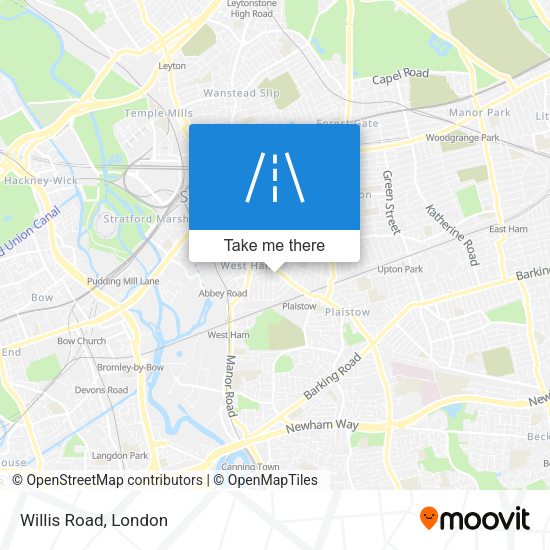Willis Road map