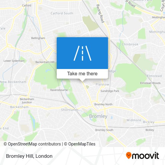 Bromley Hill map