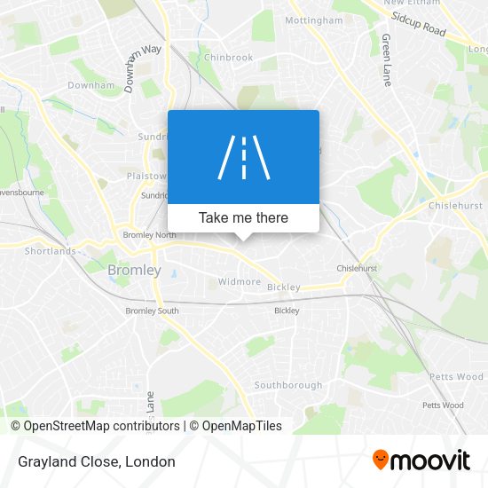 Grayland Close map