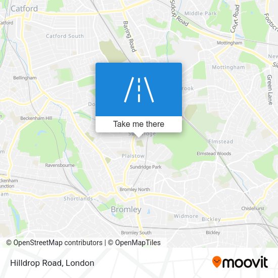 Hilldrop Road map