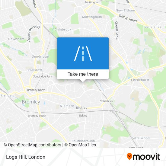 Logs Hill map