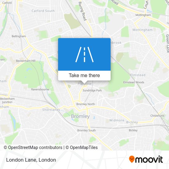London Lane map