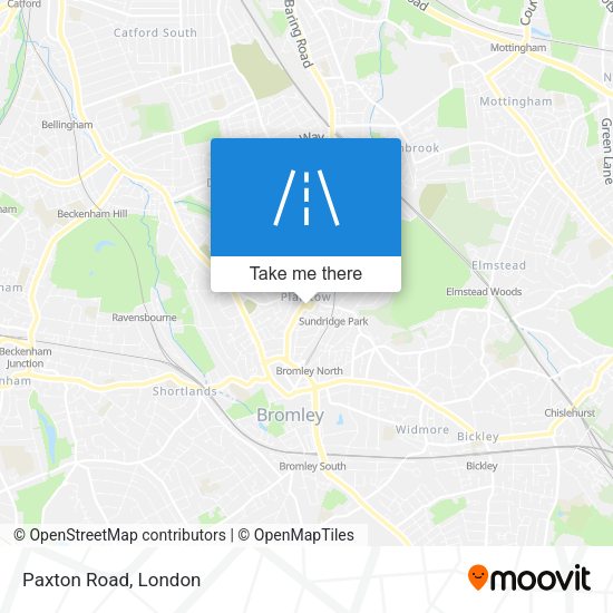 Paxton Road map
