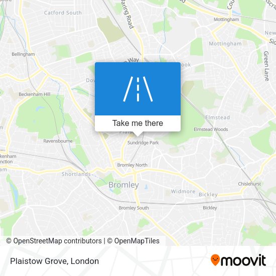 Plaistow Grove map