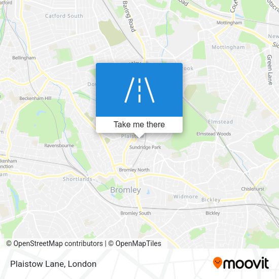 Plaistow Lane map