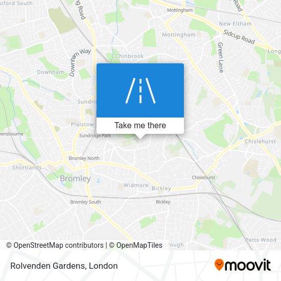 Rolvenden Gardens map