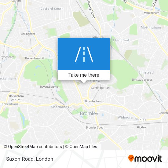 Saxon Road map
