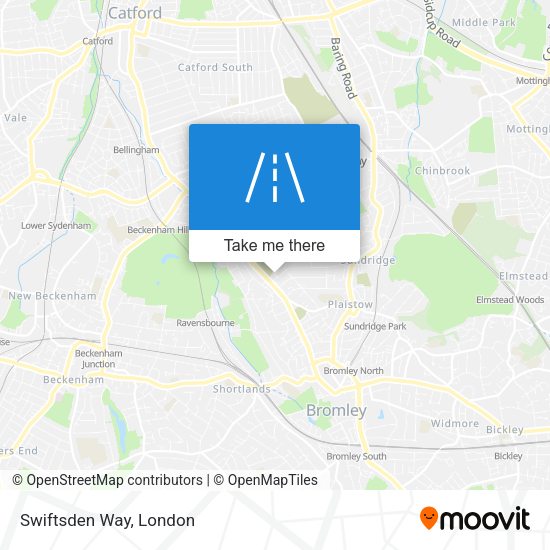 Swiftsden Way map