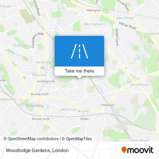 Woodlodge Gardens map
