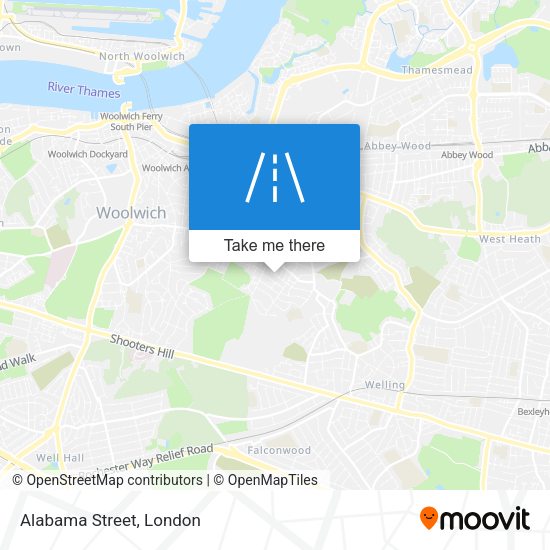 Alabama Street map