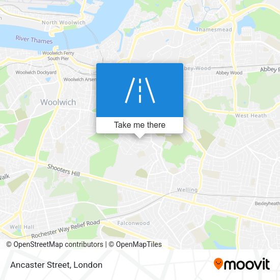 Ancaster Street map