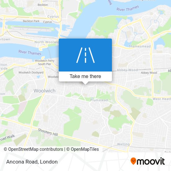 Ancona Road map