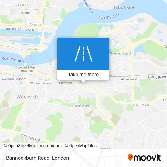 Bannockburn Road map
