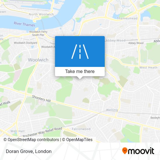 Doran Grove map