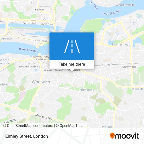 Elmley Street map