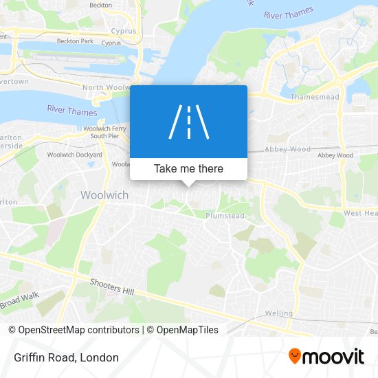 Griffin Road map