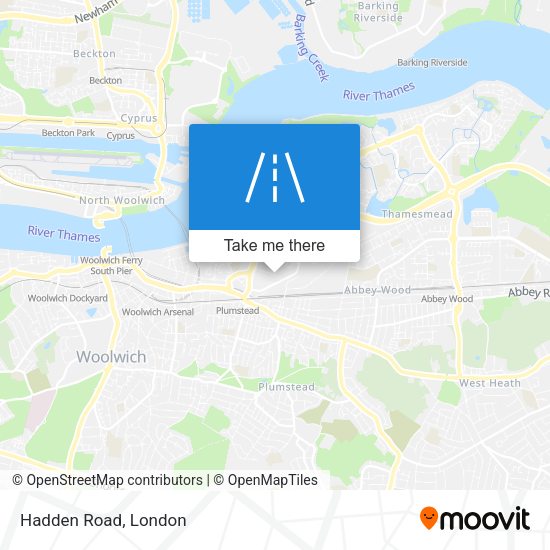 Hadden Road map