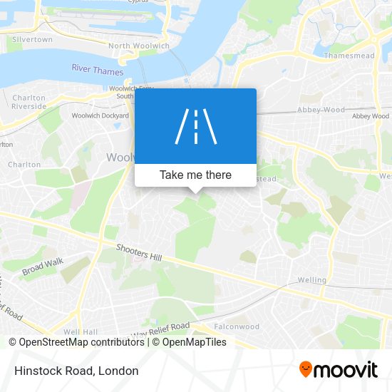 Hinstock Road map