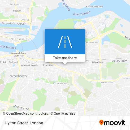 Hylton Street map