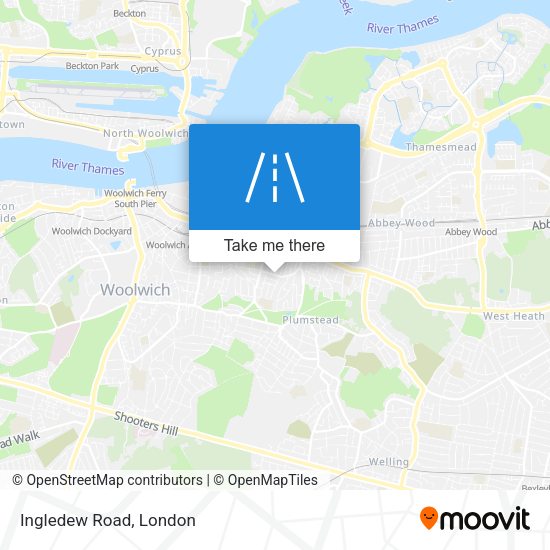 Ingledew Road map