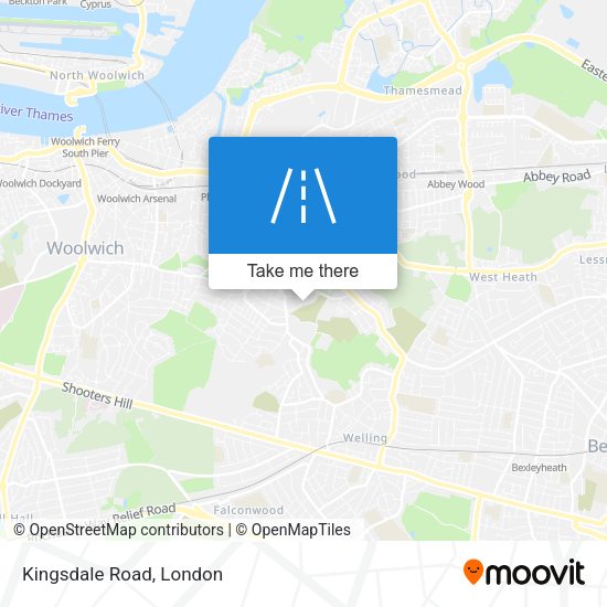 Kingsdale Road map