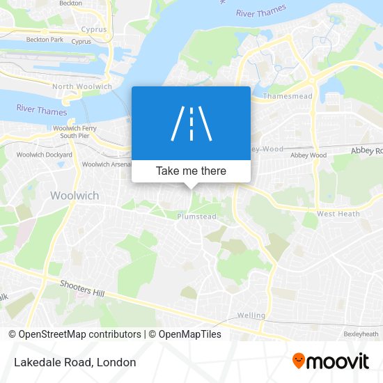 Lakedale Road map