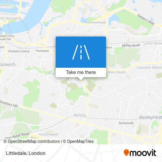 Littledale map